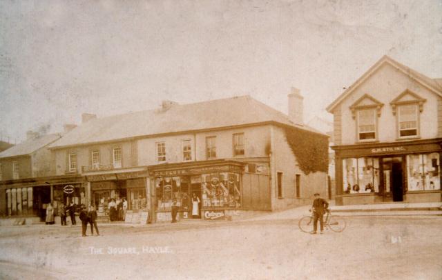 The Square in Hayle back in the days (Image: Hayle Heritage Centre) The Square in Hayle back in the days (Image: Hayle Heritage Centre)